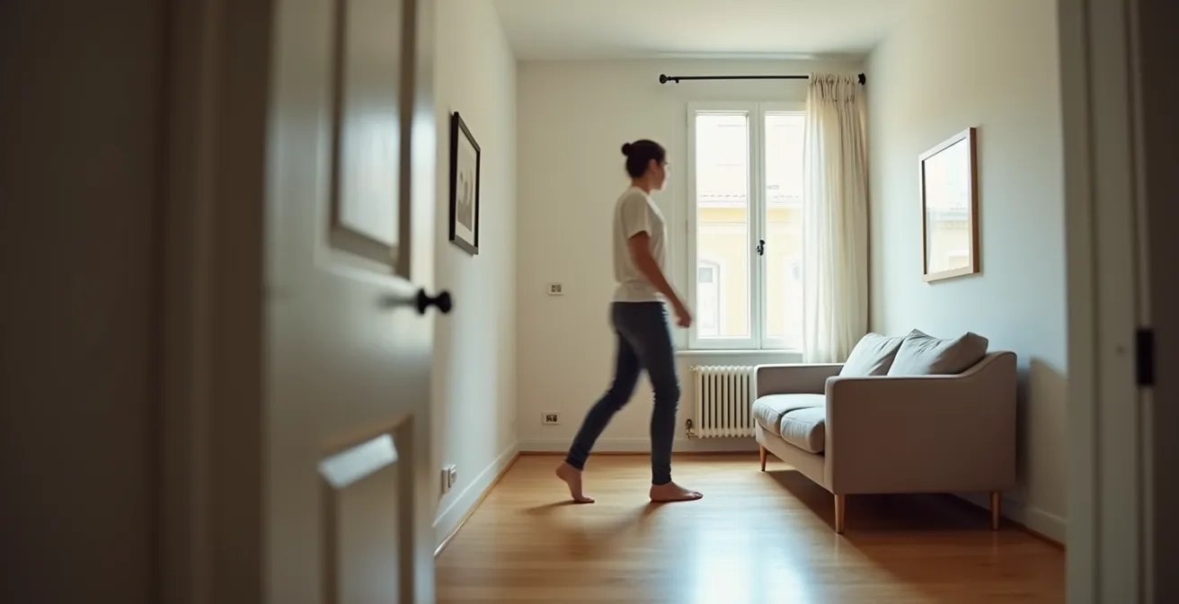 Smalle Belgische rijwoning met visueel lichte meubels en optimale looproutes