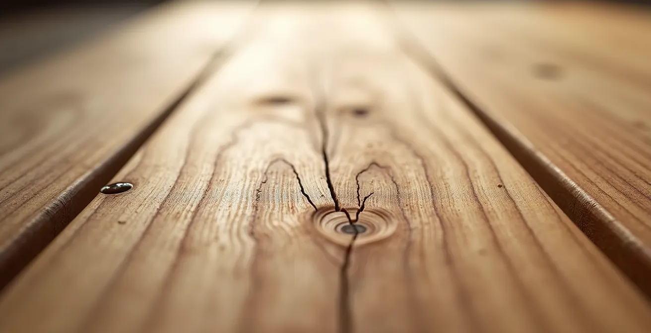 Houten parketvloer reageert op seizoensgebonden luchtvochtigheid