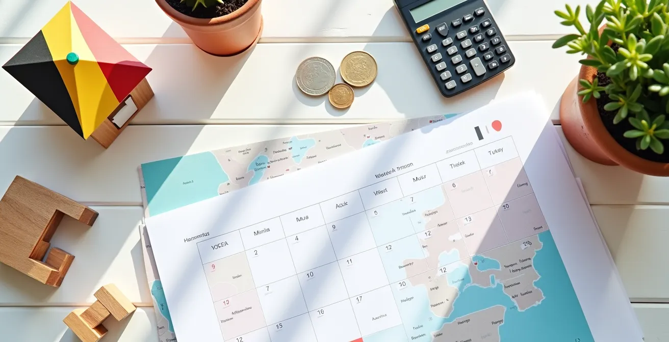 Kalender toont prijsverschillen vakantiehuizen tijdens Belgische schoolvakanties